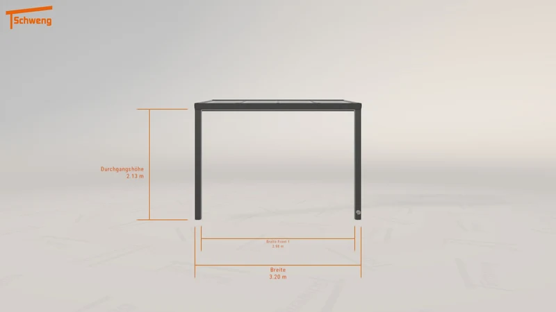 #DE Schweng Terrassenüberdachung S350 (ID yg27xb)