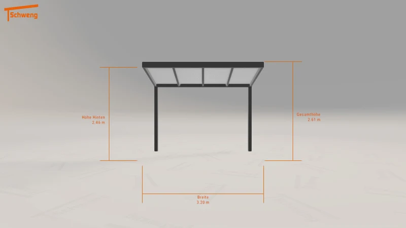 #DE Schweng Terrassenüberdachung S350 (ID yg27xb)