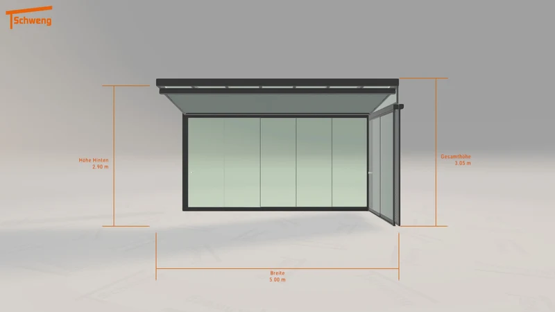 #DE Schweng Terrassenüberdachung S400 (ID zb44xg)