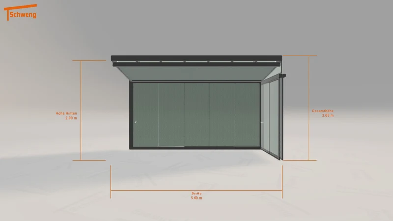 #DE Schweng Terrassenüberdachung S400 (ID yg227r)