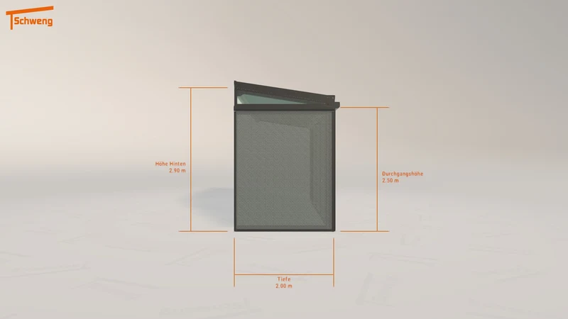 #DE Schweng Terrassenüberdachung S400 (ID yg227r)