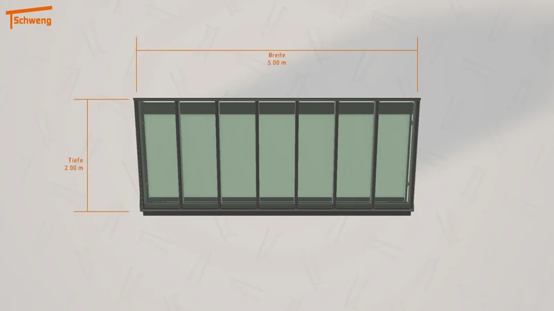 #DE Schweng Terrassenüberdachung S400 (ID yg227r)