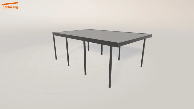 #DE Schweng Flachdachcarport C600 (ID 2qkkbd)