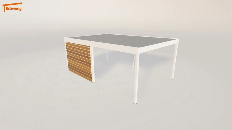 #DE Schweng Flachdachcarport C600 (ID 42kz99) #MTG