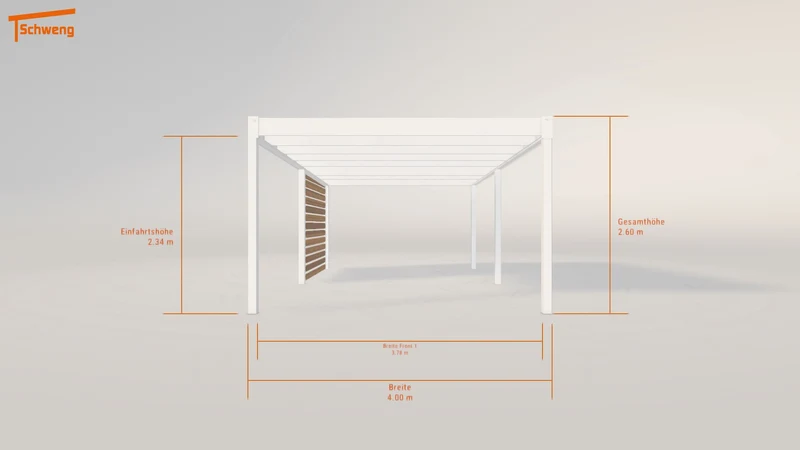 #DE Schweng Flachdachcarport C600 (ID 42kz99) #MTG