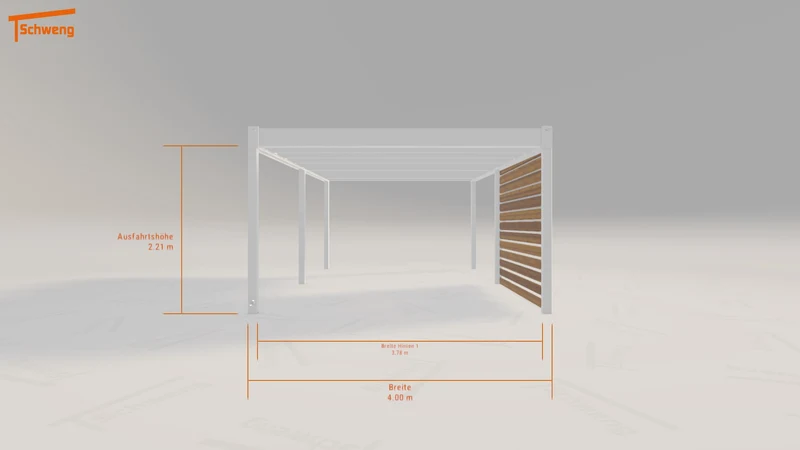 #DE Schweng Flachdachcarport C600 (ID 42kz99) #MTG