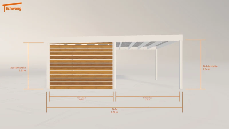 #DE Schweng Flachdachcarport C600 (ID 42kz99) #MTG
