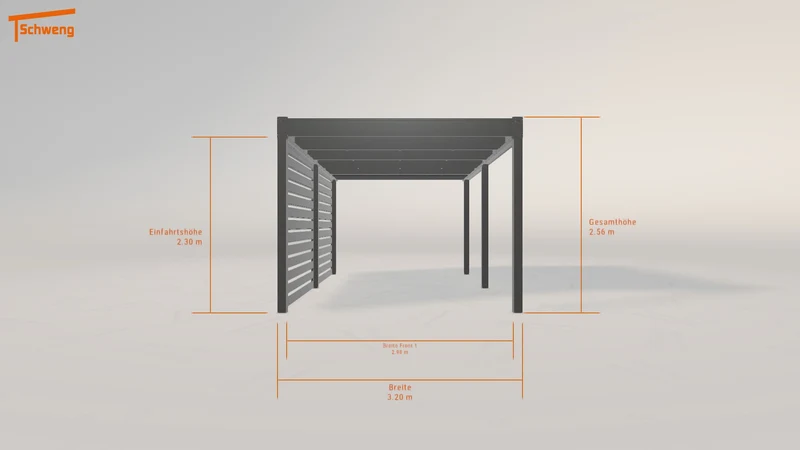 #DE Schweng Flachdachcarport C600 (ID v4p5q3) #MTG
