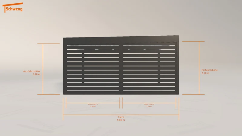 #DE Schweng Flachdachcarport C600 (ID v4p5q3) #MTG
