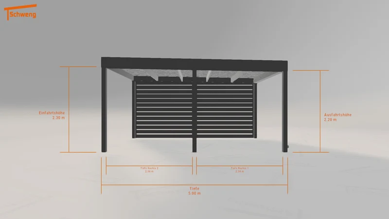 #DE Schweng Flachdachcarport C600 (ID v4p5q3) #MTG