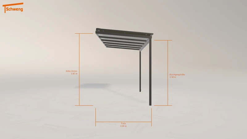 #DE Schweng Terrassenüberdachung S350 (ID pbd8gz)