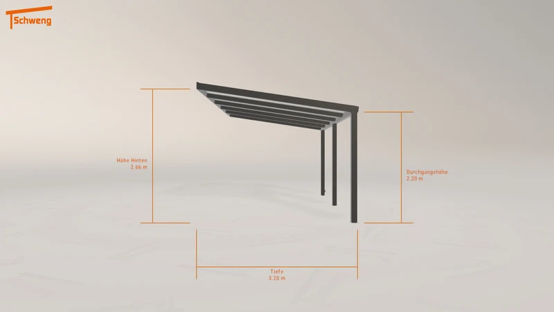 #DE Schweng Terrassenüberdachung S350 (ID 5mdw4z)
