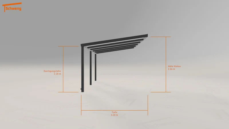 #DE Schweng Terrassenüberdachung S350 (ID 5mdw4z)