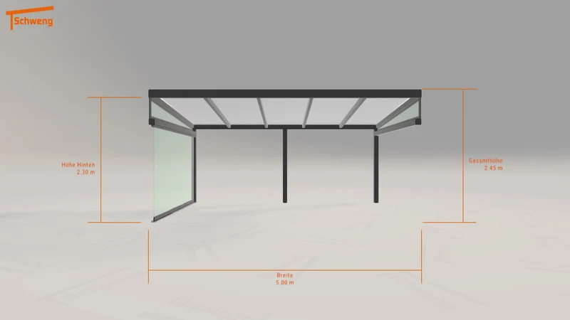 #AT Schweng Terrassenüberdachung S400 (ID 9w5p3p)
