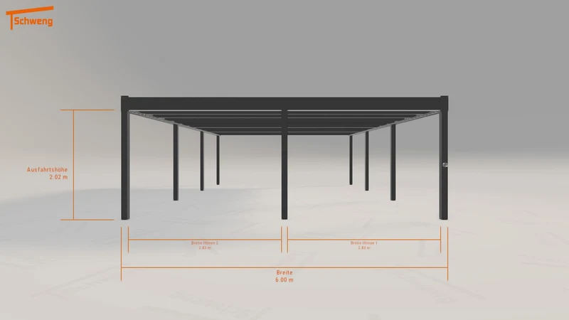 #DE Schweng Flachdachcarport C600 (ID 2qkx3g) #MTG