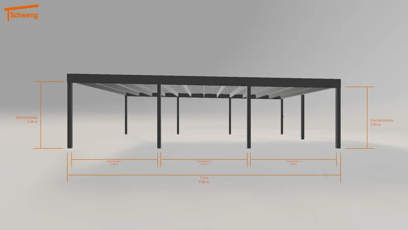 #DE Schweng Flachdachcarport C600 (ID 2qkx3g) #MTG