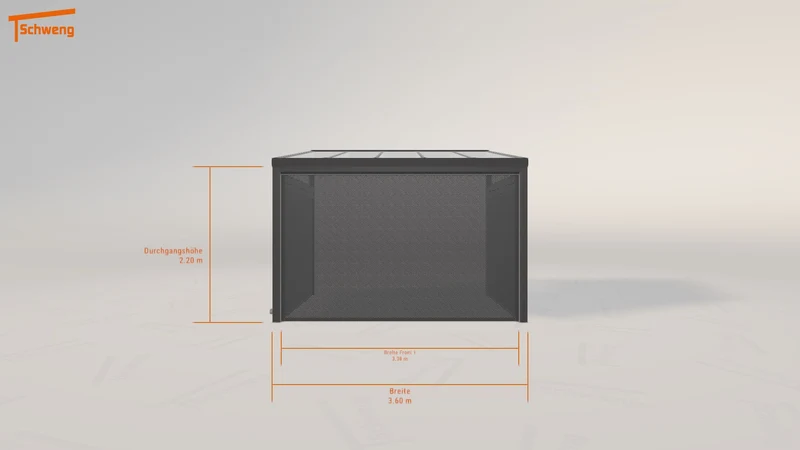 #DE Schweng Terrassenüberdachung S350 (ID v4p7pq)