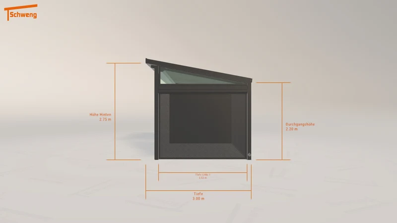 #DE Schweng Terrassenüberdachung S350 (ID v4p7pq)