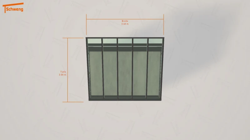 #DE Schweng Terrassenüberdachung S350 (ID v4p7pq)