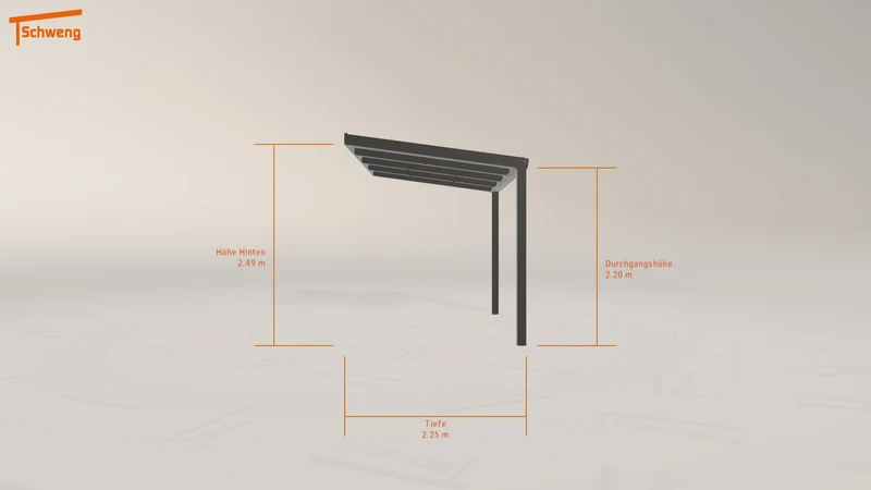 #DE Schweng Terrassenüberdachung S350 (ID yg2j87)