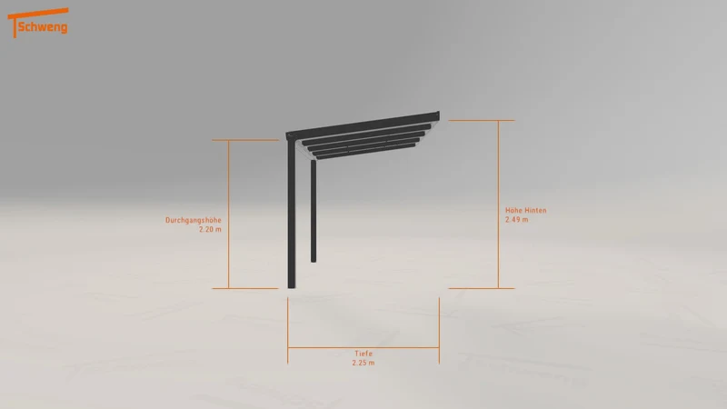 #DE Schweng Terrassenüberdachung S350 (ID yg2j87)