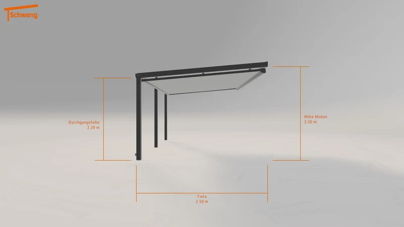 #DE Schweng Terrassenüberdachung S350 (ID v4pj4b)
