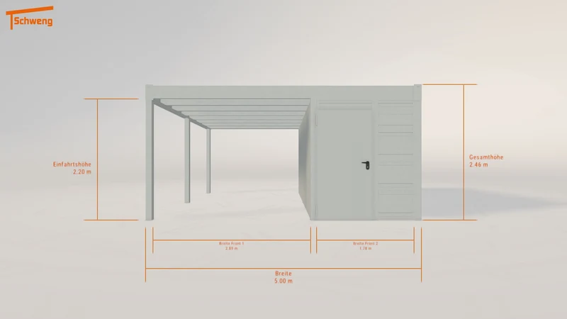 #DE Schweng Flachdachcarport C600+ (ID dv8zyx) #MTG