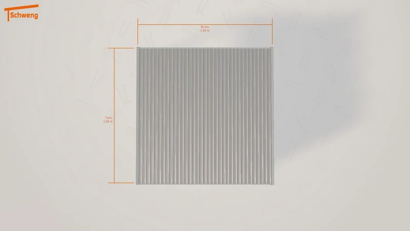 #DE Schweng Flachdachcarport C600+ (ID 33kpvz) #MTG