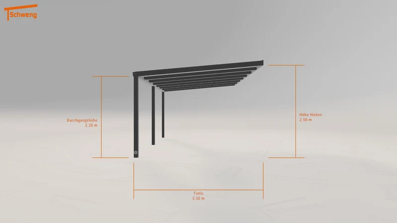 #DE Schweng Terrassenüberdachung S350 (ID 85y74x)