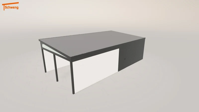 #DE Schweng Pultdachcarport S400 (ID g7z3p4)