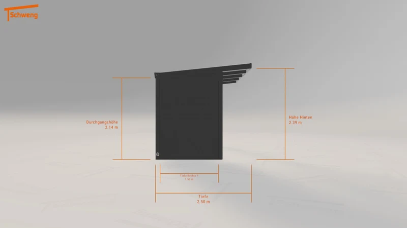 #DE Schweng Pultdachcarport S400 (ID n5nd4j)