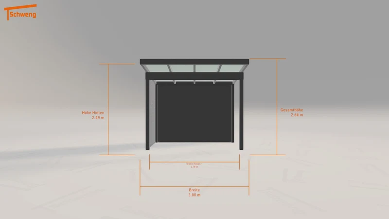 #DE Schweng Pultdachcarport S400 (ID v4pj9x) #MTG
