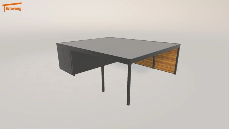 #DE Schweng Flachdachcarport C600 (ID yg2y7z) #MTG