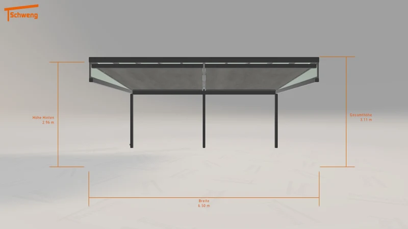 #DE Schweng Terrassenüberdachung S400 (ID 5mdxvk)