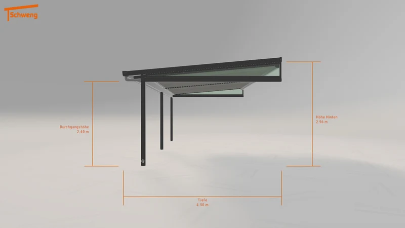 #DE Schweng Terrassenüberdachung S400 (ID 5mdxvk)