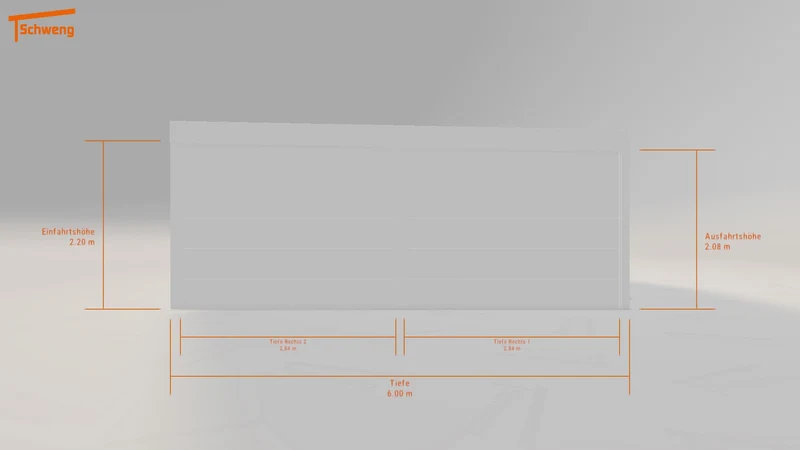 #DE Schweng Flachdachcarport C600+ (ID pbdpk2) #MTG