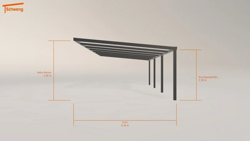 #DE Schweng Terrassenüberdachung S400 (ID jjn8ww)