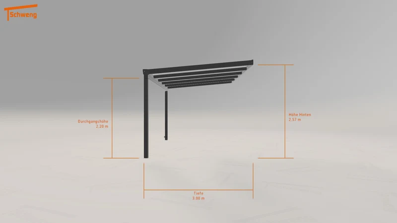 #DE Schweng Terrassenüberdachung S400 (ID 2qk8pb)