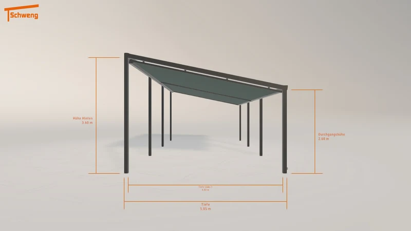 #DE Schweng Terrassenüberdachung S400 (ID mjq35g)