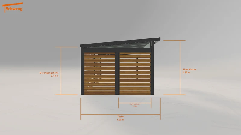 #DE Schweng Pultdachcarport S350 (ID w3pngr) #MTG