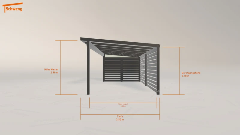 #DE Schweng Pultdachcarport S350 (ID x73nr9) #MTG