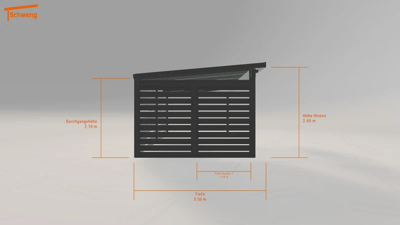 #DE Schweng Pultdachcarport S350 (ID x73nr9) #MTG