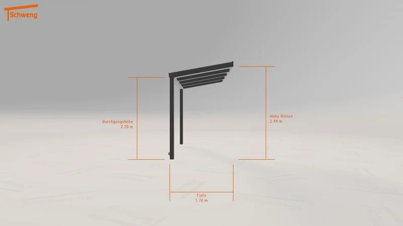 #DE Schweng Terrassenüberdachung S350 (ID g7zgwq)