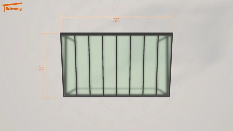#DE Schweng Terrassenüberdachung S400 (ID bk77gp)