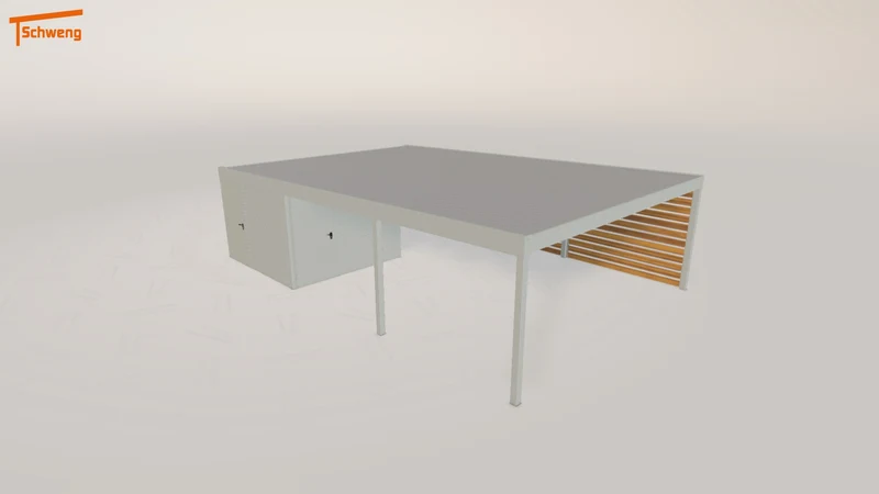 #DE Schweng Flachdachcarport C600+ (ID x73xwn) #MTG