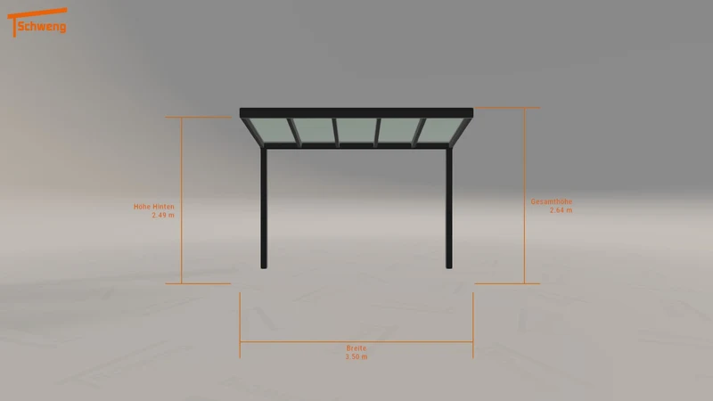 #DE Schweng Terrassenüberdachung S400 (ID dv857m)