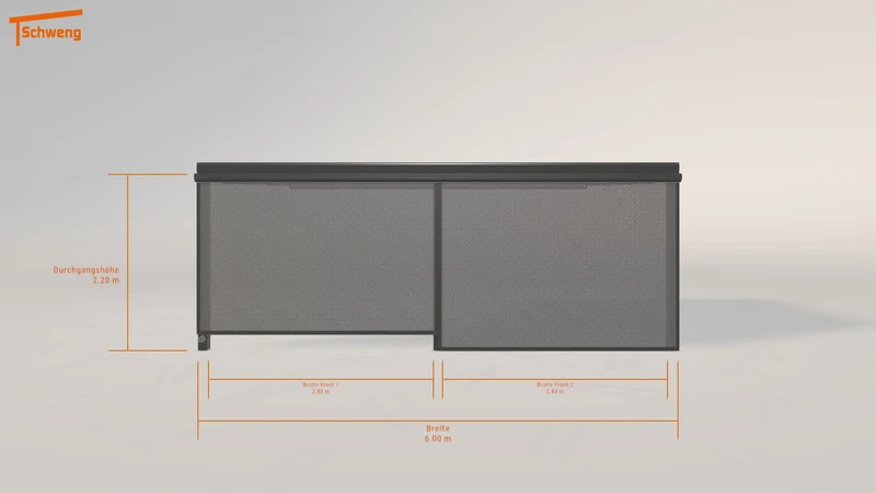 #DE Schweng Terrassenüberdachung S400 (ID 2qk94j)