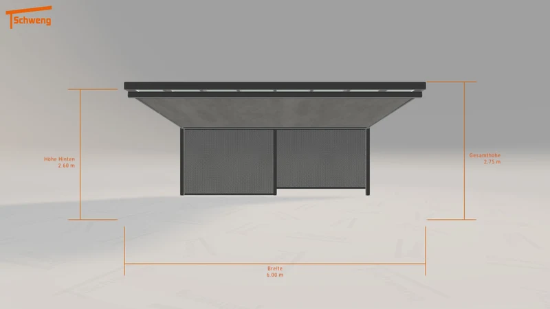 #DE Schweng Terrassenüberdachung S400 (ID 2qk94j)