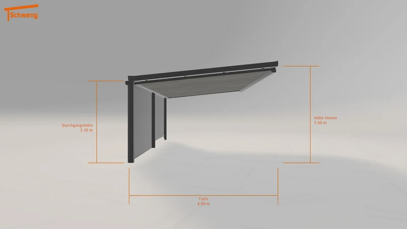 #DE Schweng Terrassenüberdachung S400 (ID 2qk94j)