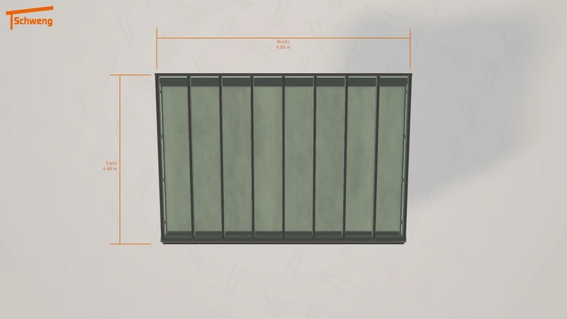 #DE Schweng Terrassenüberdachung S400 (ID 2qk94j)